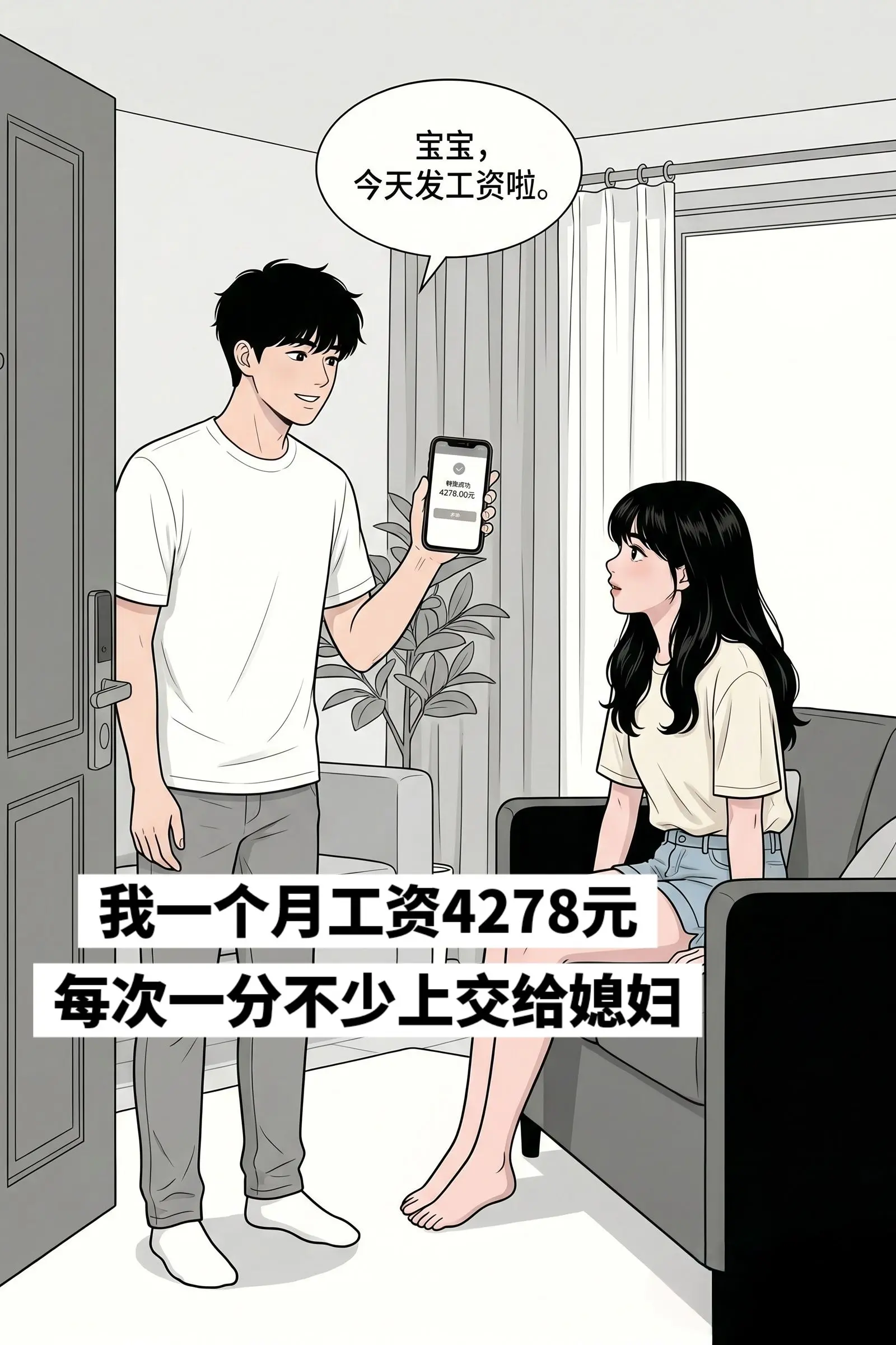 “全额上交工资，是他最笨的浪漫”