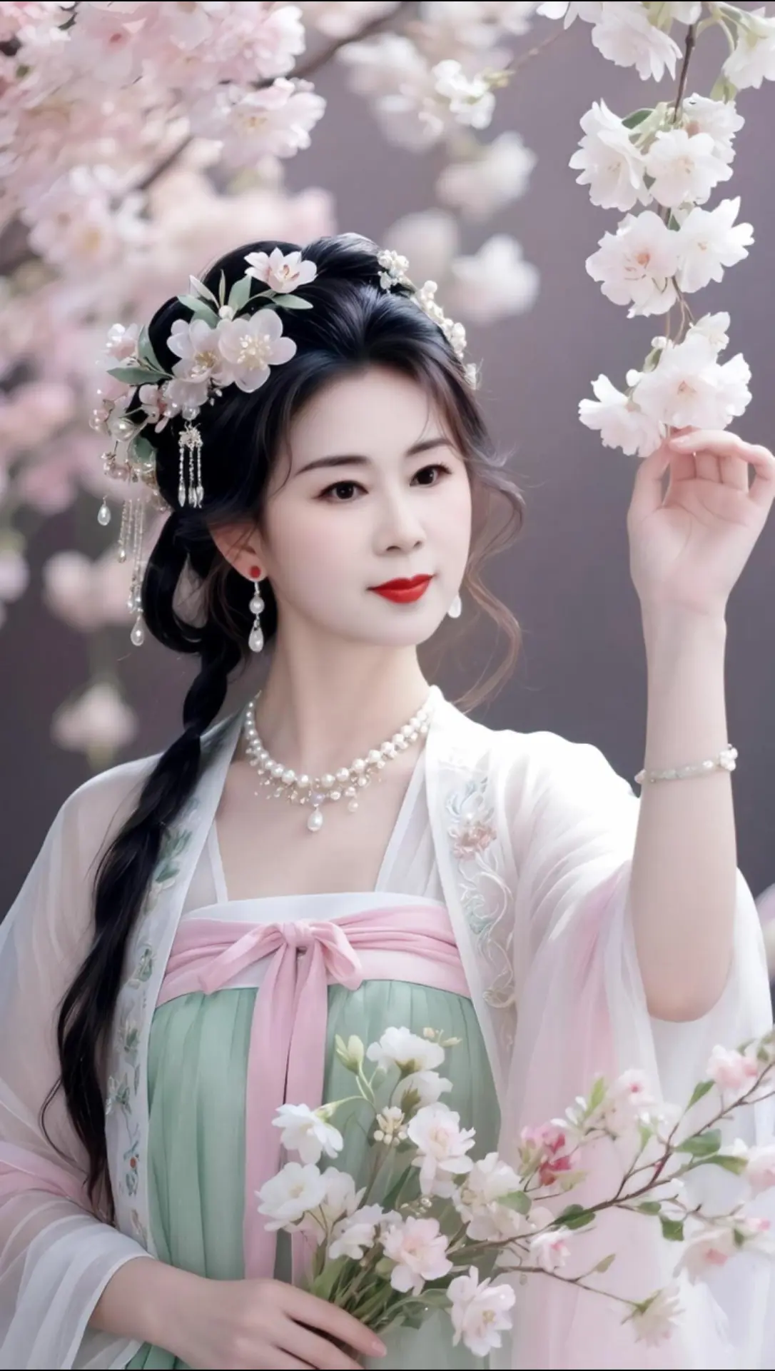 AI古风花漾写真 随变ai随便玩