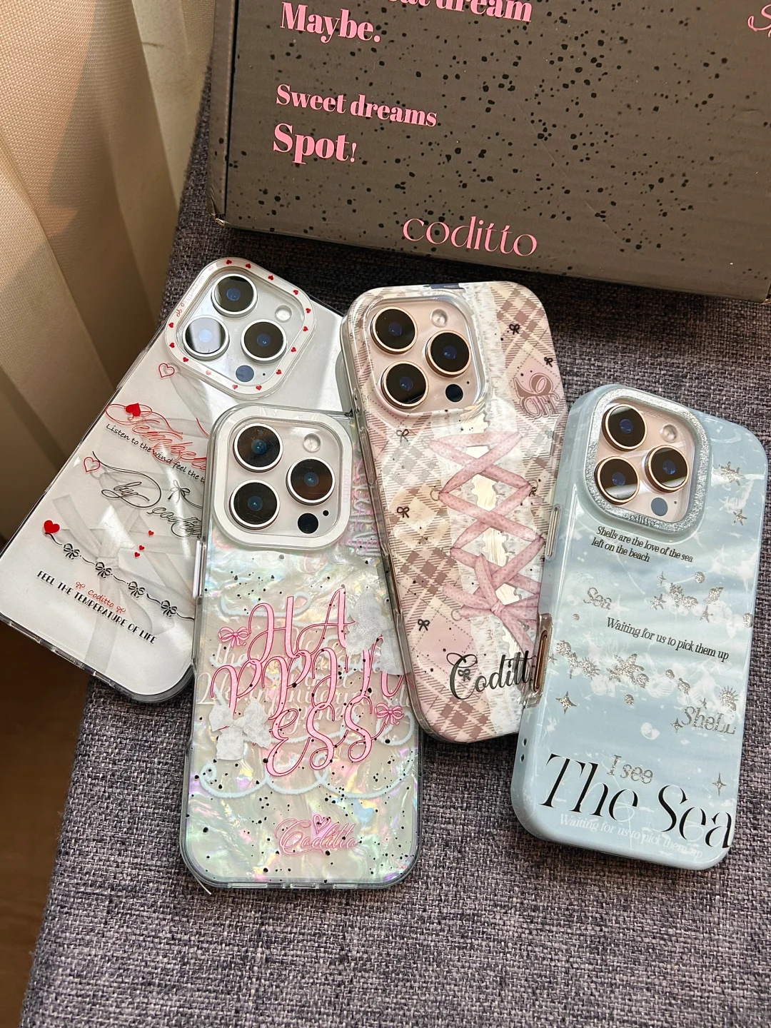 很喜欢的4款高级氛围感设计的原创手机壳耶！