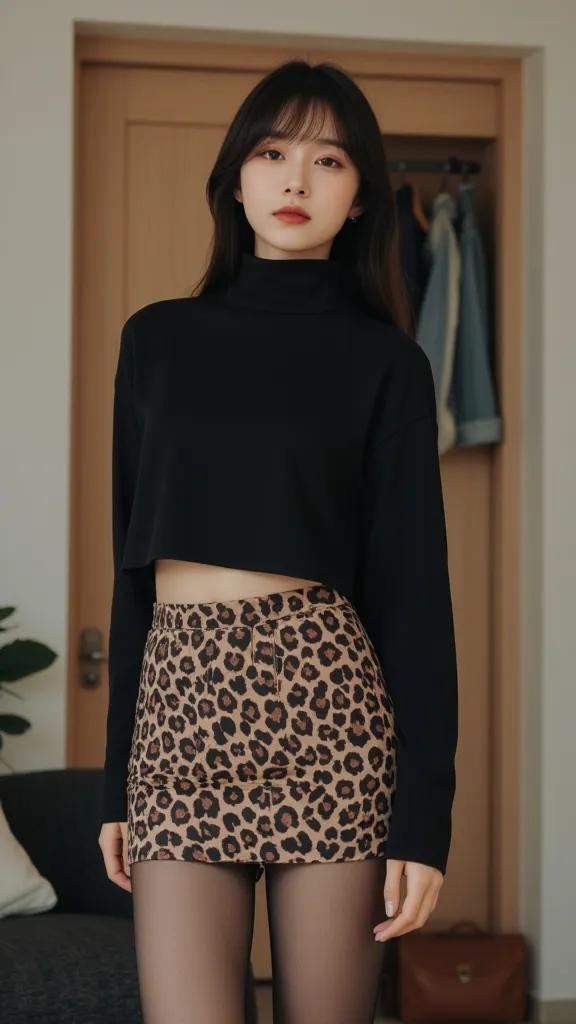 靓女的优美影像分享为什么有人说穿豹纹会显得很性感