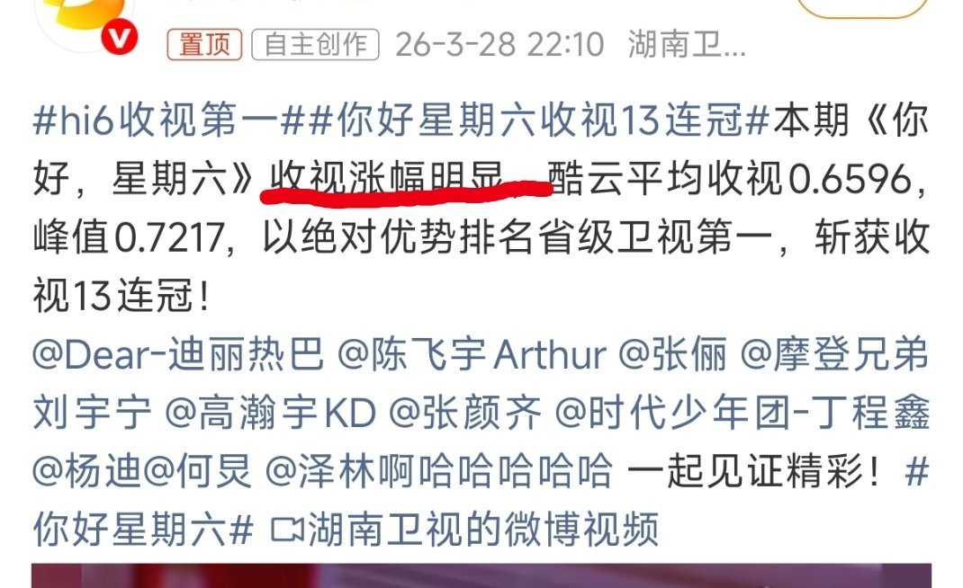 hi6收视第一白日提灯牛，大家一起来看