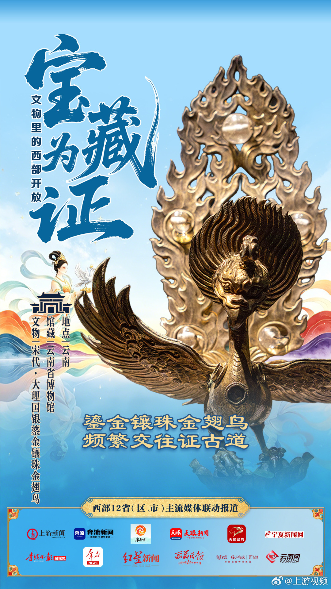 #文物里的西部开放#【创意视频｜宝藏为证——文物里的西部开放】#西部是中国对外开