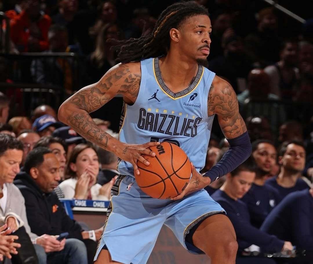 莫兰特不想打可以不打！

今天，灰熊队以120-133不敌尼克斯队遭遇2连败，莫