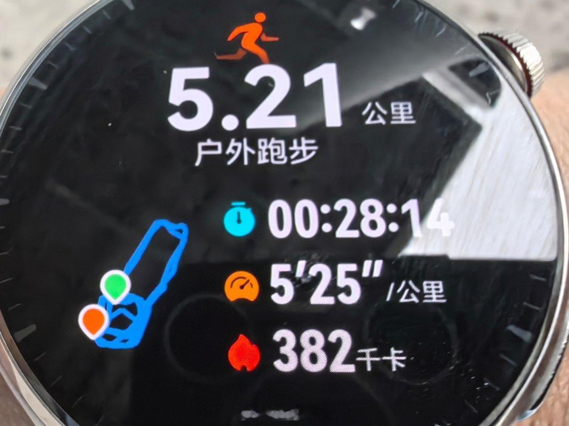 昨天早晨本来计划跑个519，没想到卡表不及时，跑超了。南宁不愧是全国肥胖率最低的