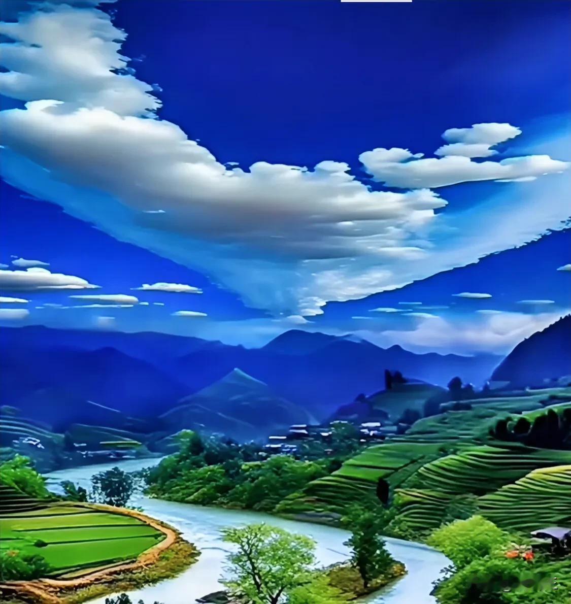 《秋景》
上联：风儿吹，云儿笑，绿草深处红花娇；
下联：有请高手[玫瑰][玫瑰]