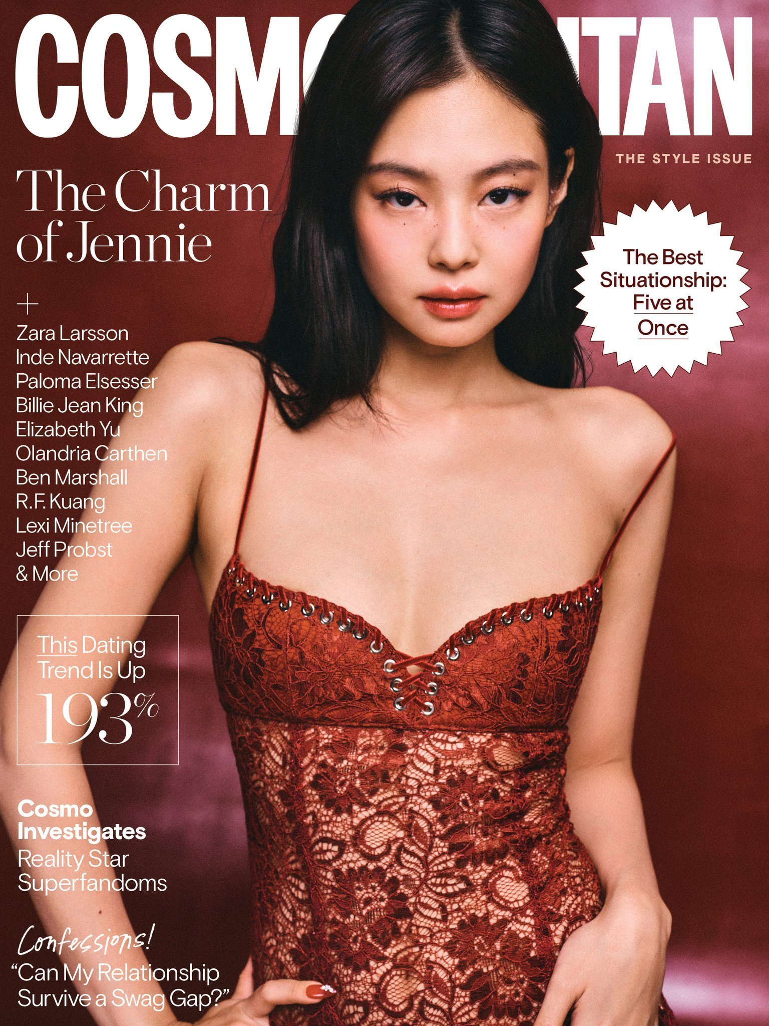 JENNIE X Cosmopolitan US秋季刊，6色6封！ 