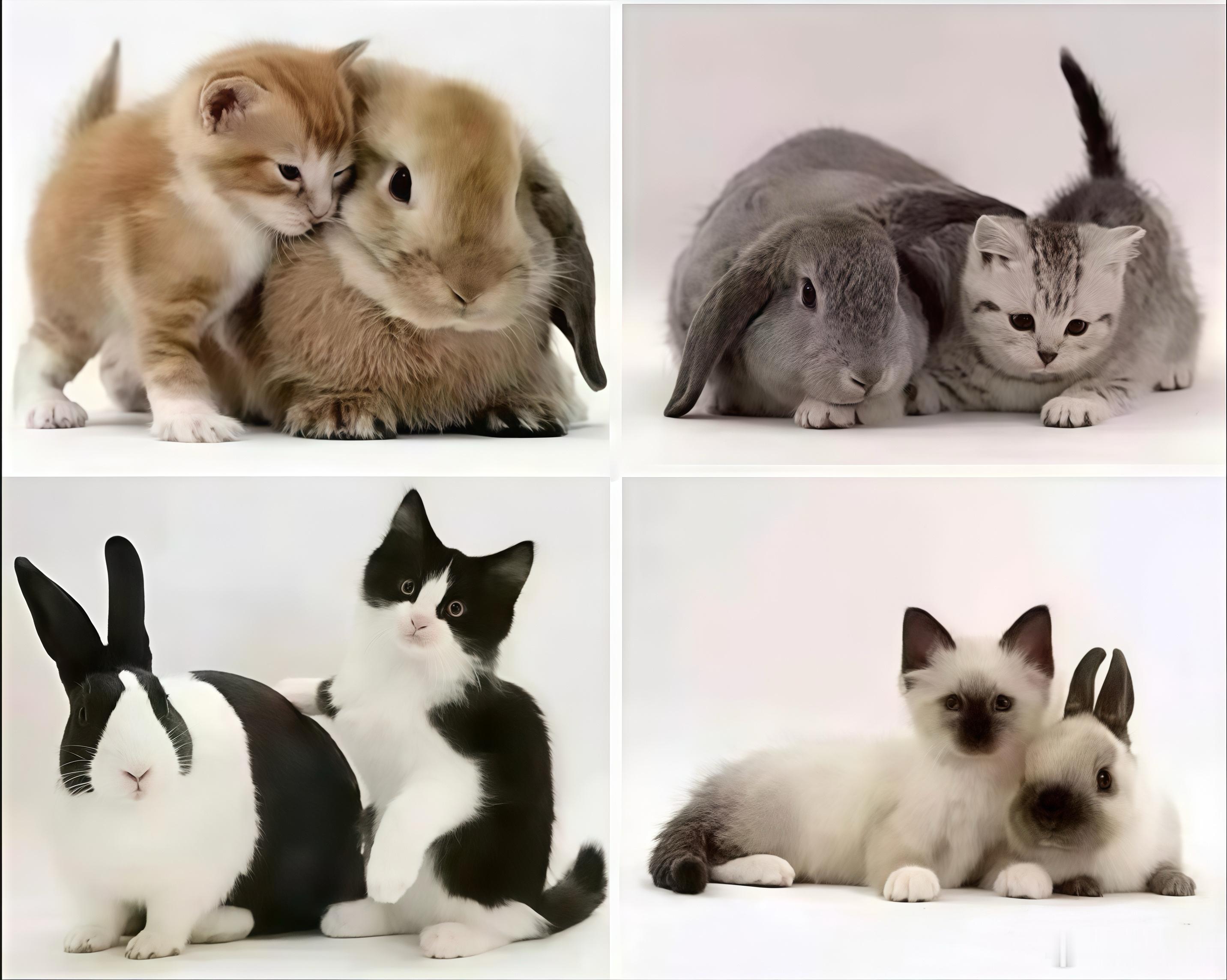 猫猫和他们的兔兔版本 