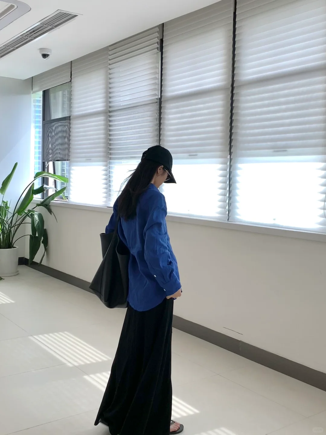 今天穿克莱因蓝💙