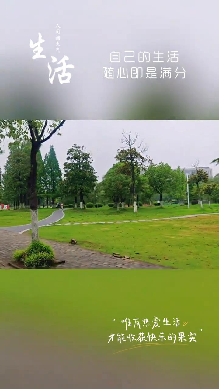 自己的生活随心即是满分。
唯有热爱生活才能收获快乐的果实。