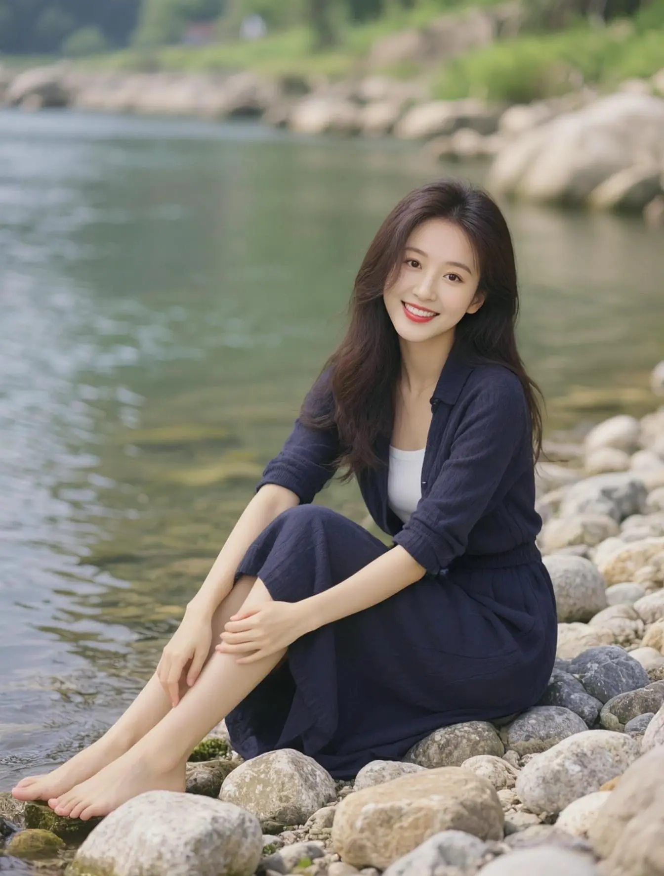 AI河畔美姿写真 ai创作