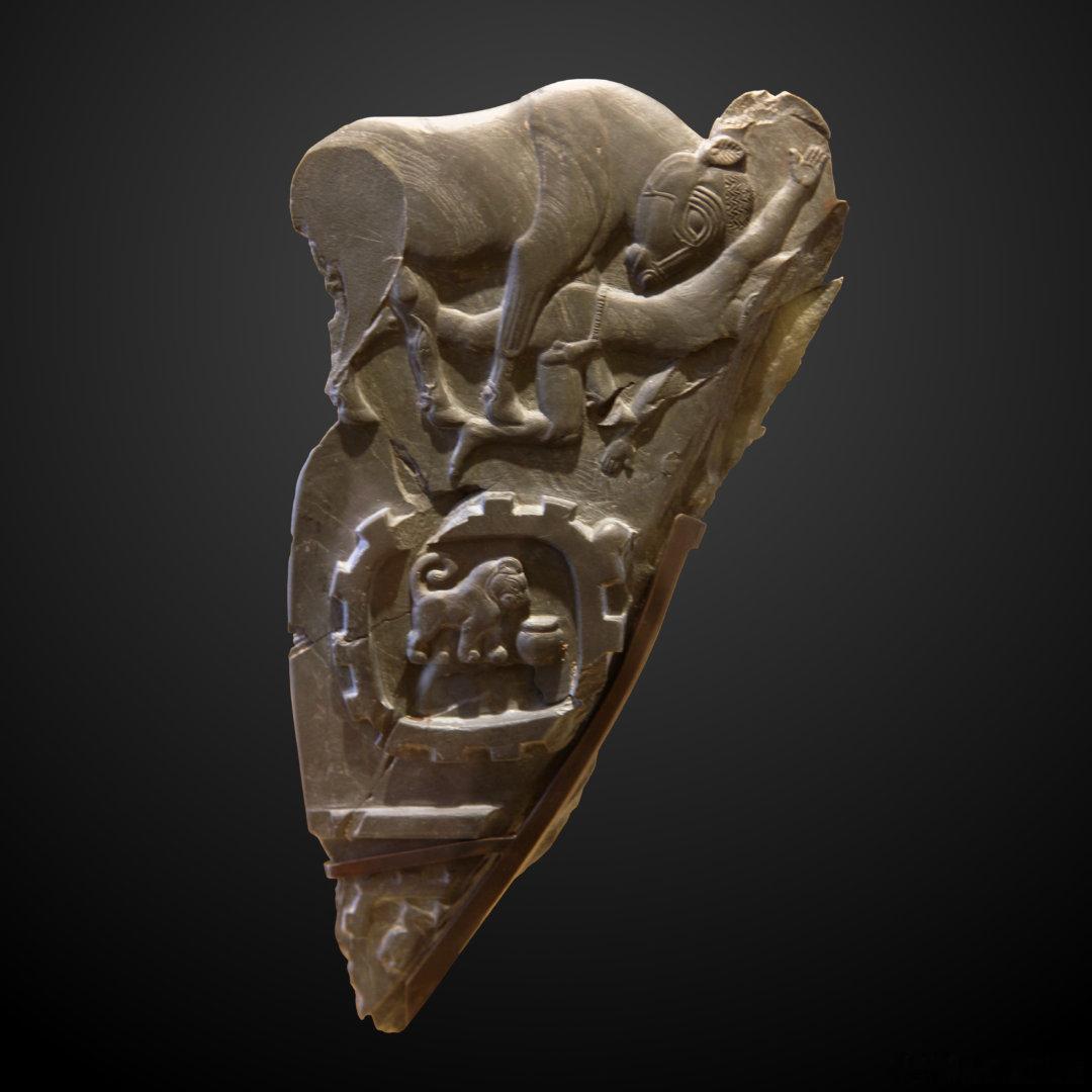 西洋历史文化鱼缸 历史知识 公元前3300至前3100年左右的埃及公牛调色板，法