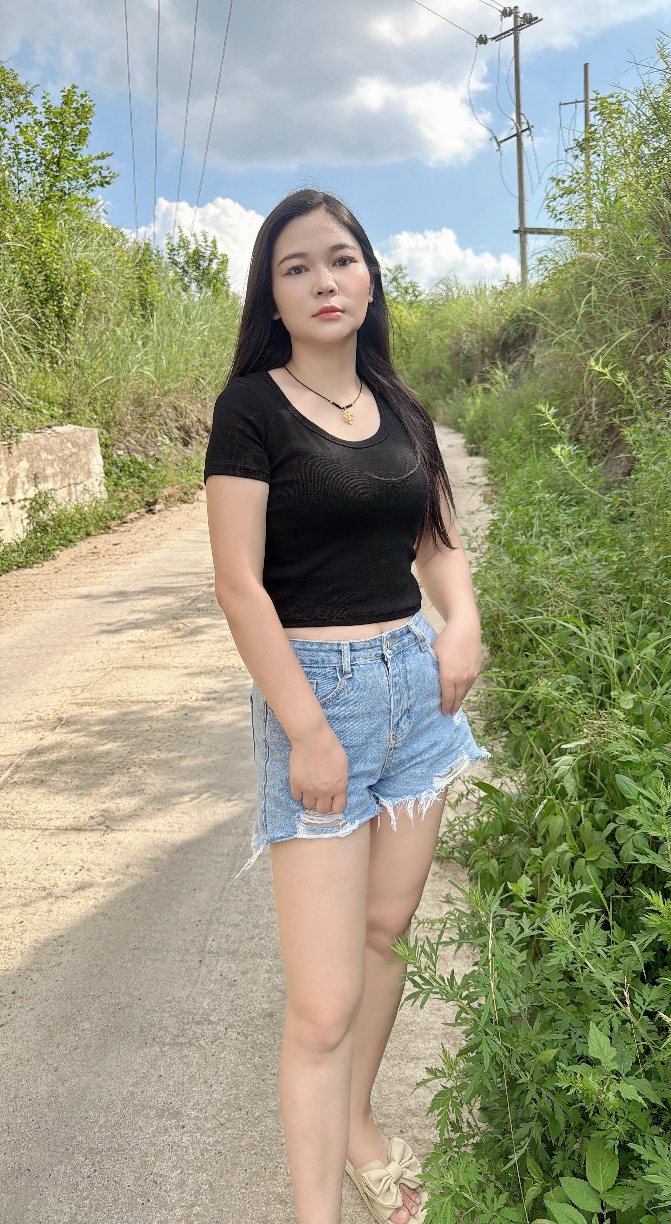 微胖的女人