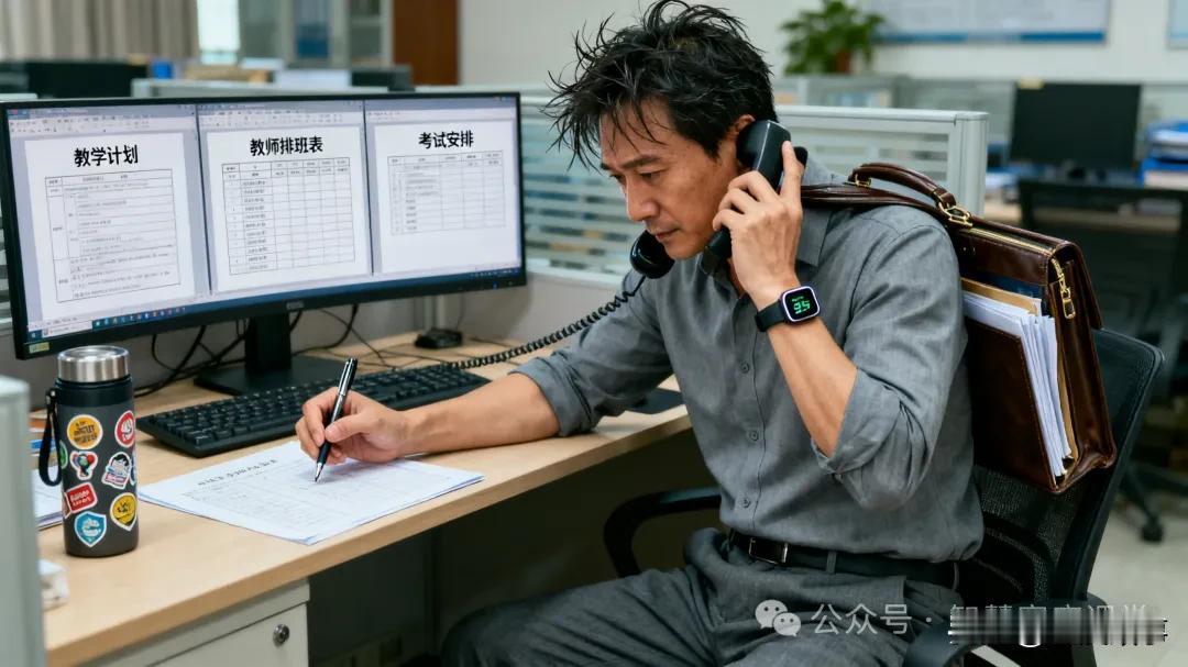 学校竞聘中层的消息放出去三天，场面有点“冷清得尴尬”。这学期，好几位中层正副职到