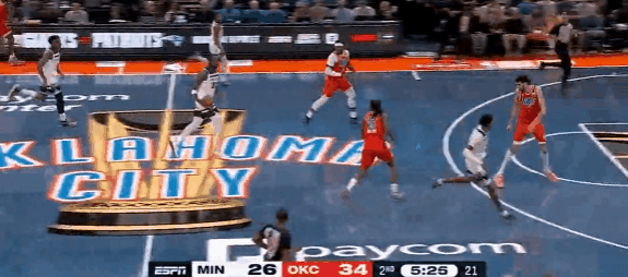 雷霆天赋都吃扁了，亚历山大和霍姆格伦很郁闷



雷霆这一攻一防，被森林狼玩弄，