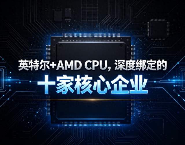 英特尔+AMD CPU，深度绑定的十家核心企业