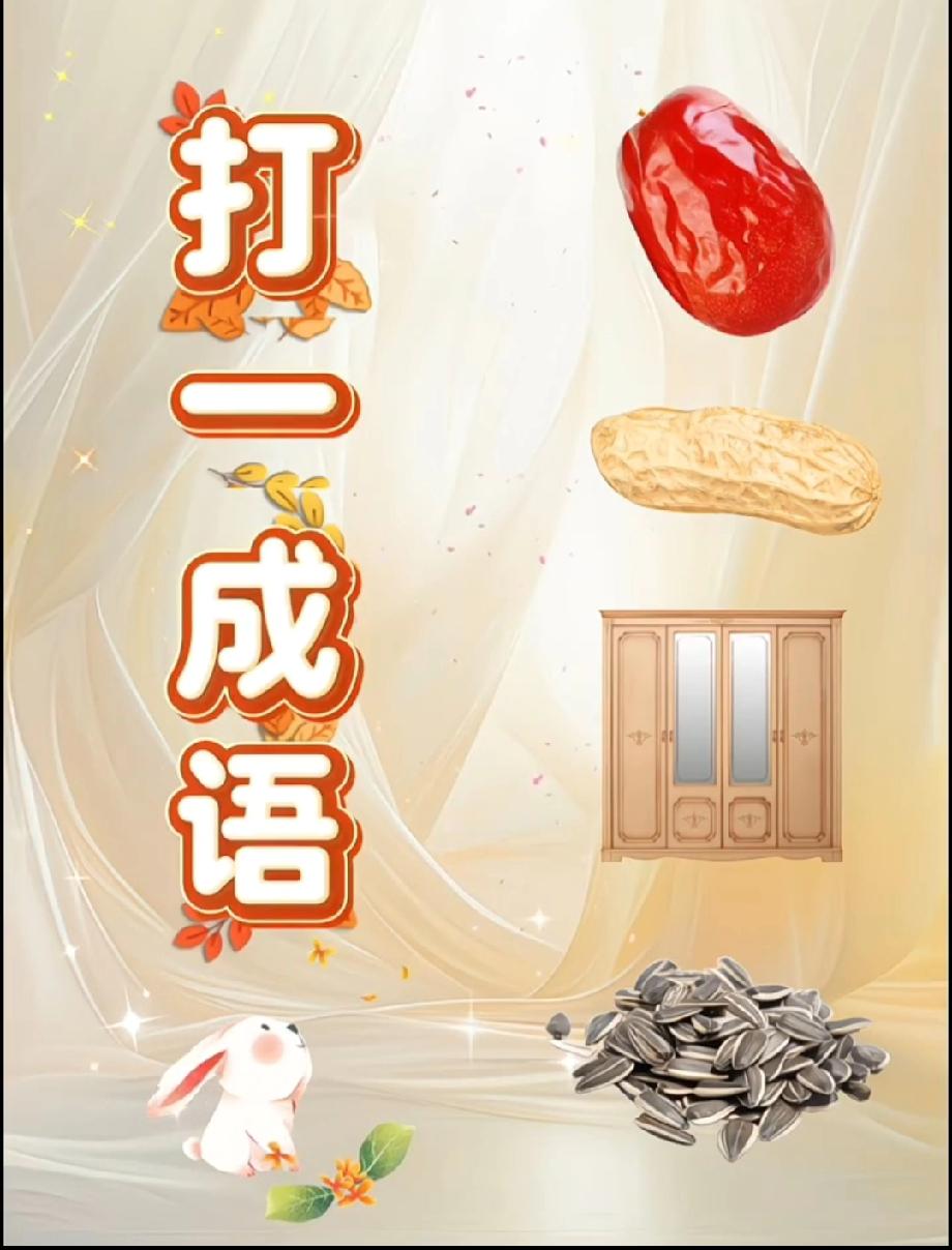 绝了！这四样东西藏的成语，90%的人第一眼都想不到