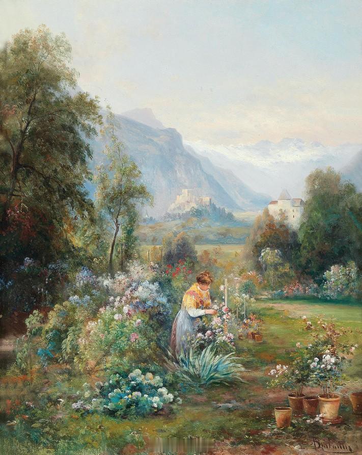 奥地利画家埃米尔・巴巴里尼油画作品欣赏Emil Barbarini（1855年-