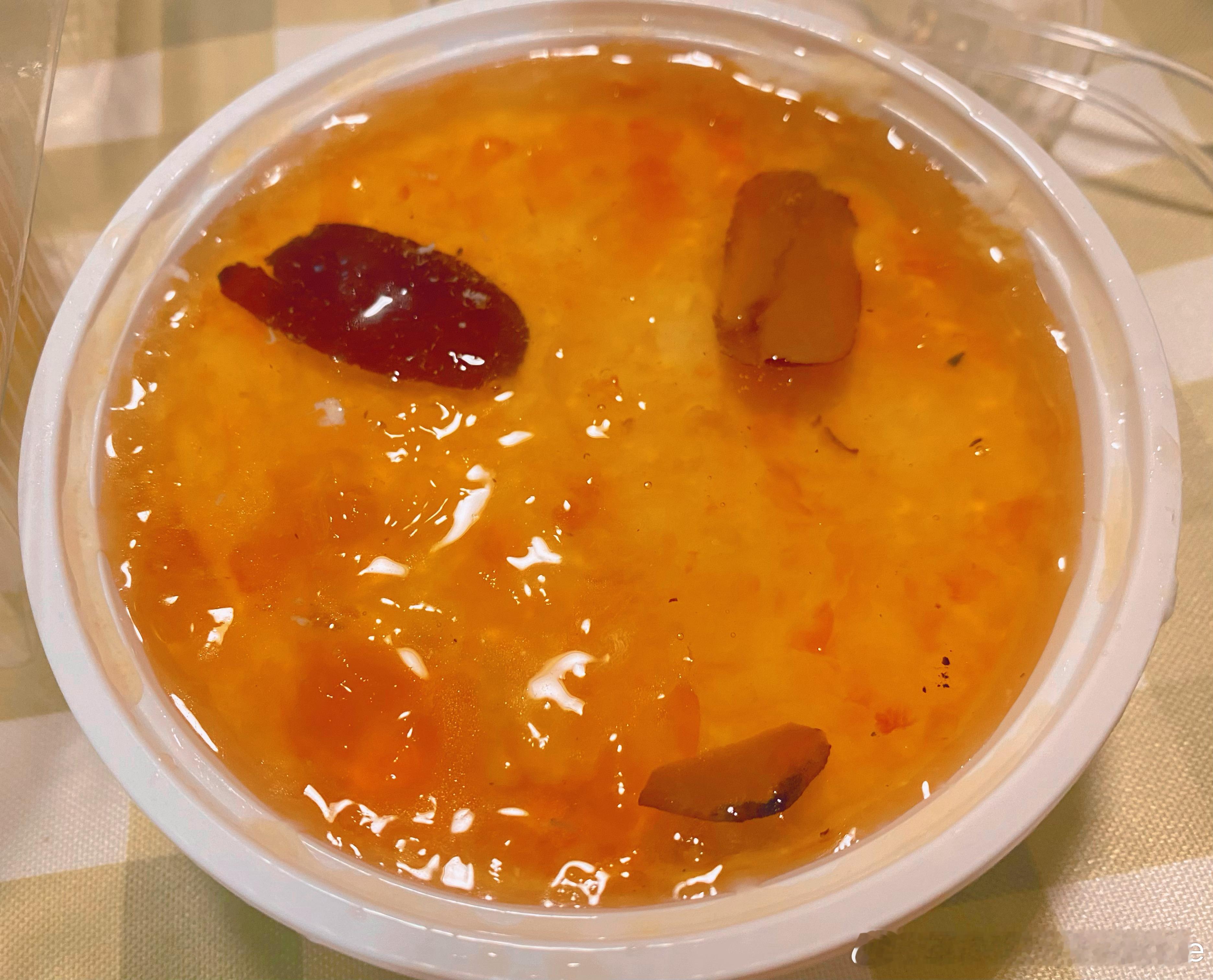 晚安桃胶双皮奶#晚安##甜品# ​​​