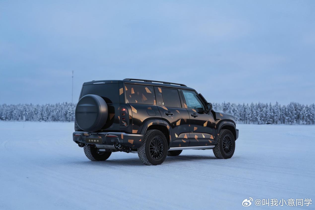 吉利银河首款方盒子SUV——银河战舰终于要登场了！新车刚在瑞典Colmis极寒测