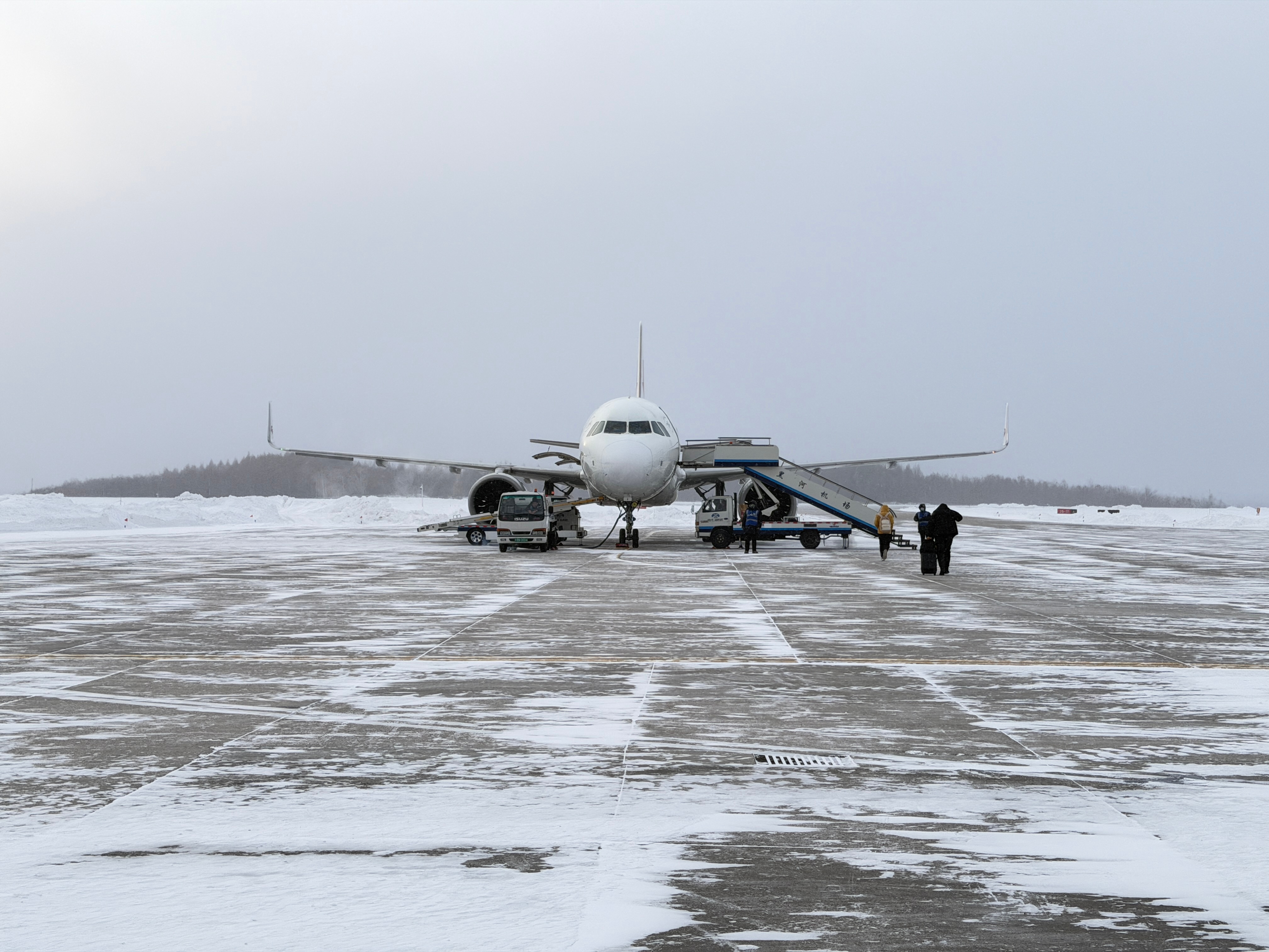 就走这么远的距离，都直接把我冻成狗。这就是-22度的感觉