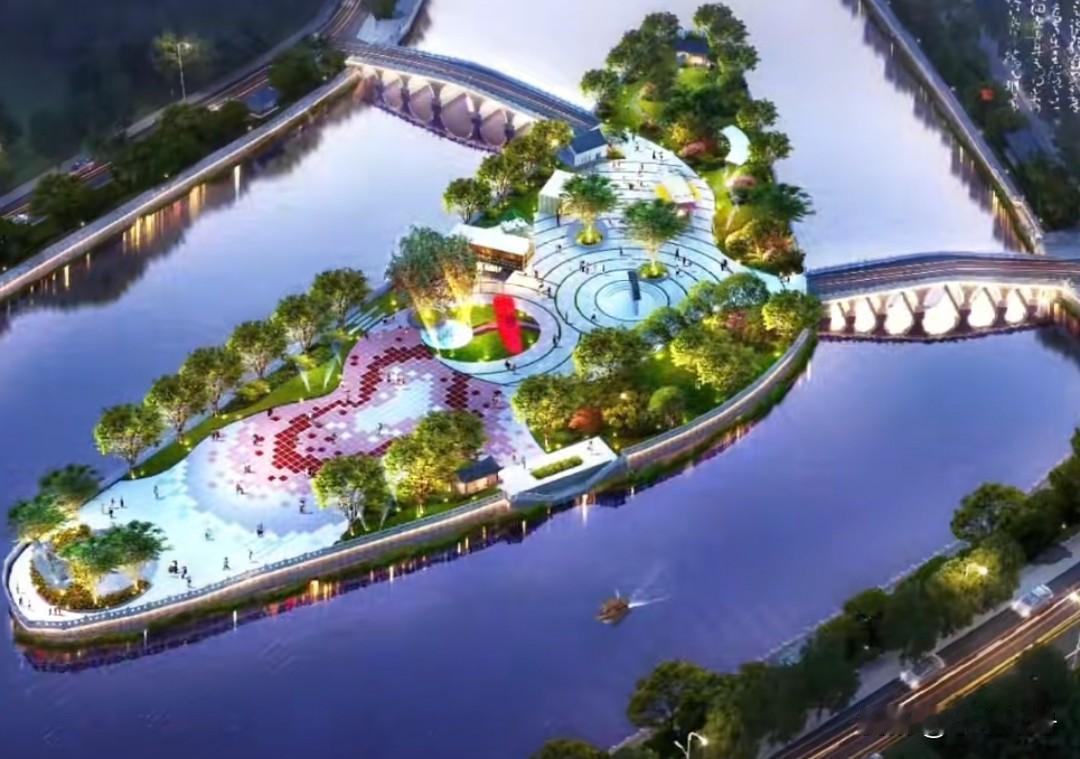 一个江心小岛，
见证玉林的城市形象发展，不再是什么“农民城”！

从曾经一个荒芜