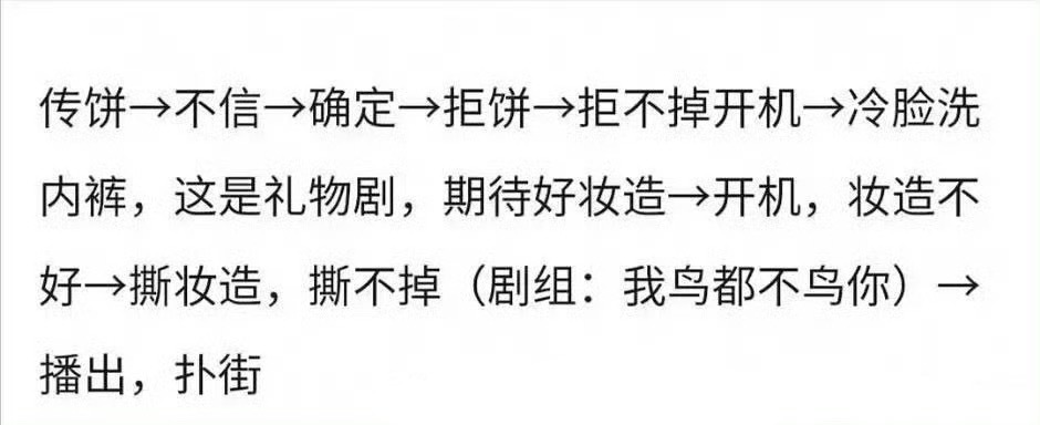 一部剧的一生 