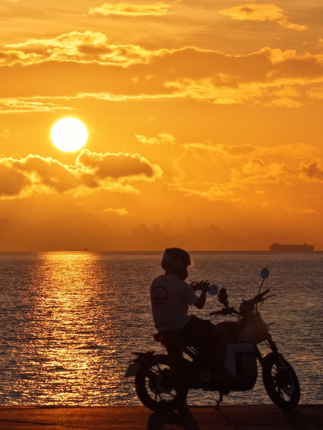 为了这组日出照片🌅特意跑了一趟中山
