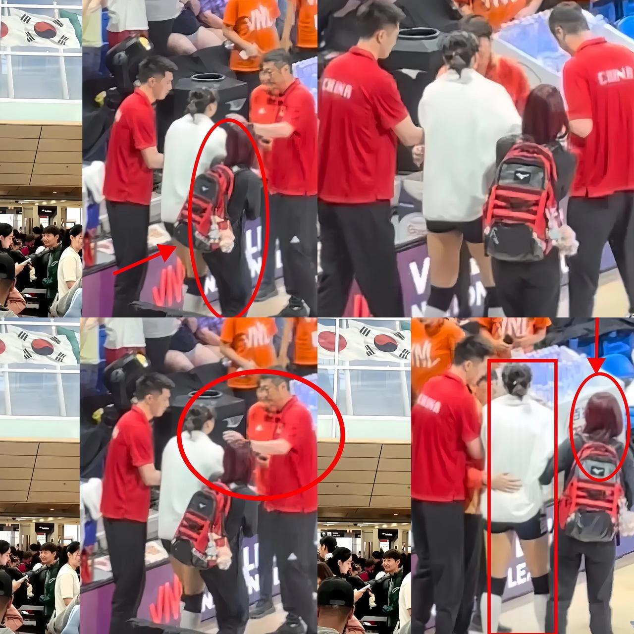 龚翔宇受伤后这一幕，太暖心啦！比赛一结束，赵勇教练和杨昊教练，那是脚下生风，第一