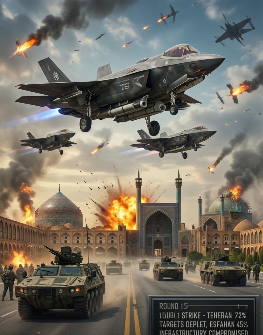 第15轮空袭！以军直扑德黑兰、伊斯法罕，中东这场仗，已经收不住了

当地时间3月