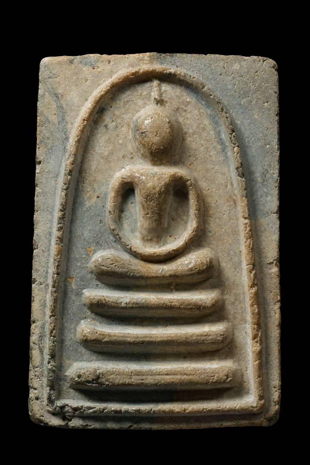 龙婆培3喷崇迪老虎纹，手模，佛历2512年泰国能量佛牌