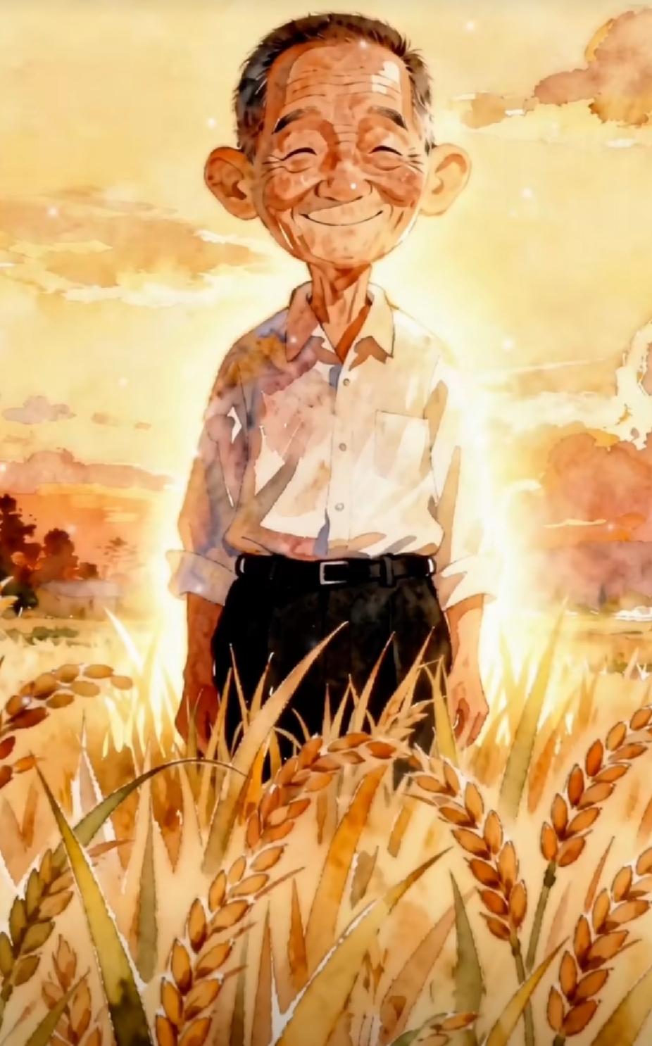 今天（5月22日）袁隆平院士逝世五周年！
       饭碗里有他的温度，碗底有