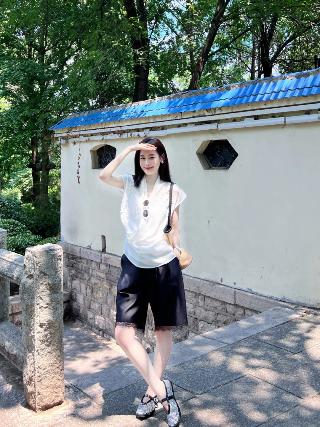 胶片🎞️简单干净的好看 白衬衫慵懒松弛感🐑