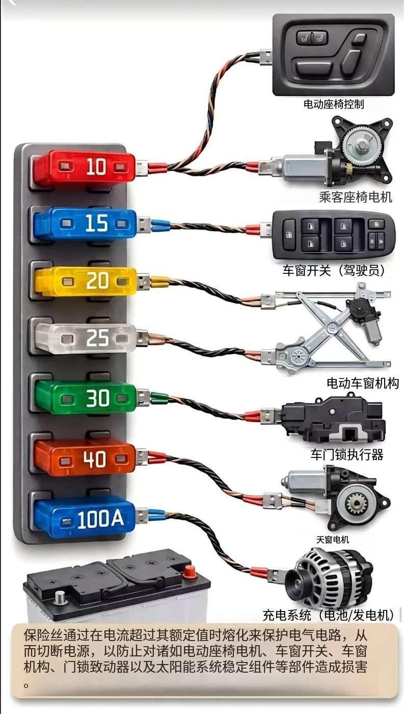 🚗 车子打不着火/发动机抖动？
先别花几百叫拖车！
一个小保险丝就能解决！
 