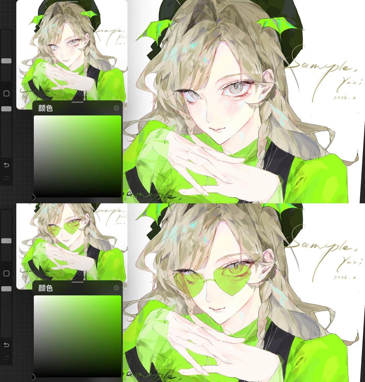 🕶️。无偿 procreate绘画 稿件展示 板绘