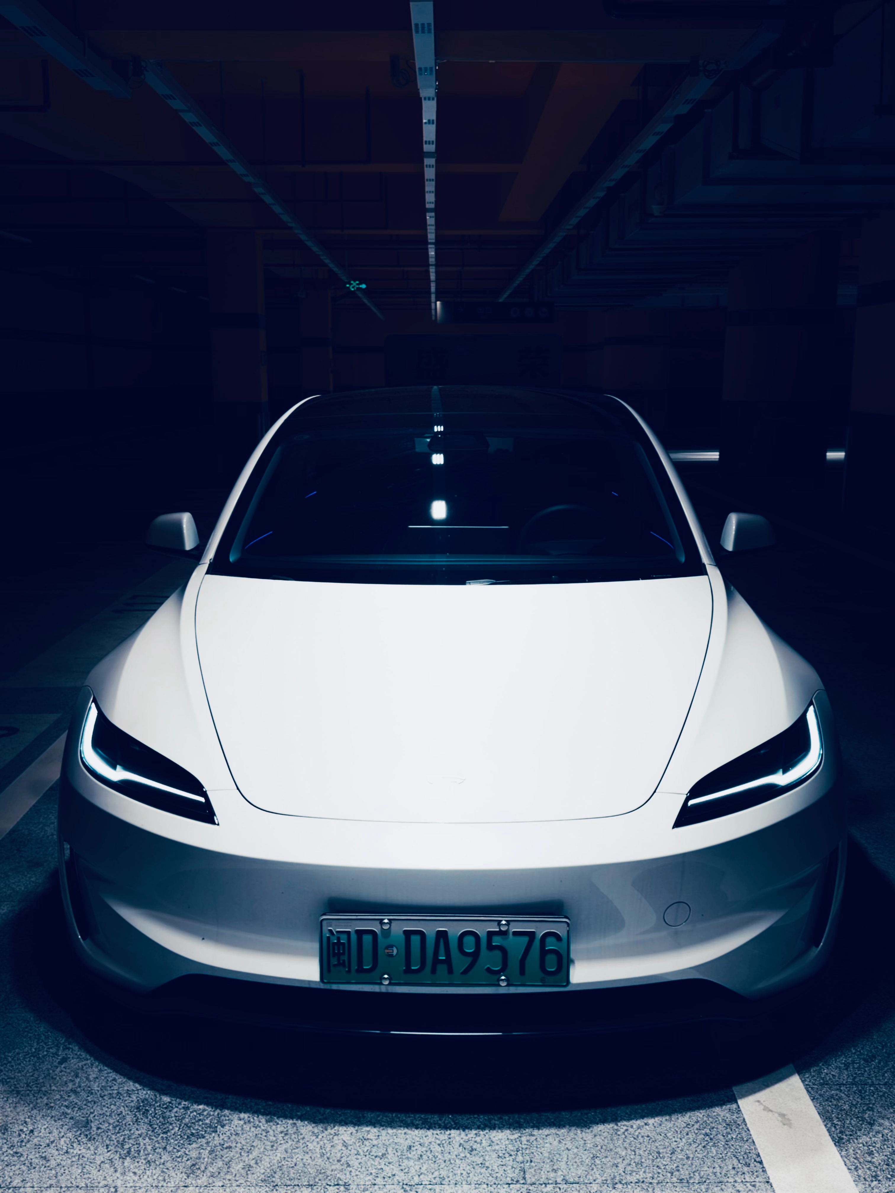 当我把车牌去除model 3performance  