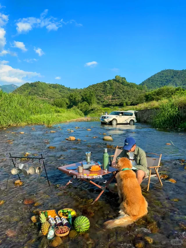 开车直达‼️广州绝美宝藏溯溪地💦钓鱼爆桶‼️