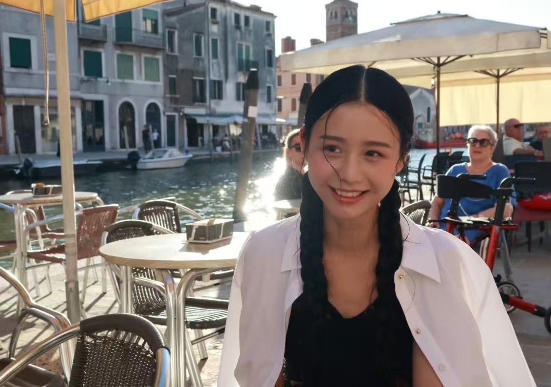 王晓慧晒威尼斯电影节之行王晓慧威尼斯电影节plog王晓慧分享威尼斯电影节照片 ​