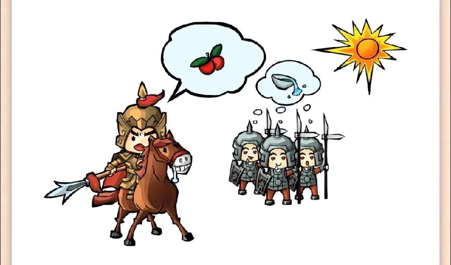  敢不敢来挑战？凭将军士兵想梅望水的图案猜成语，国学达人来试试！