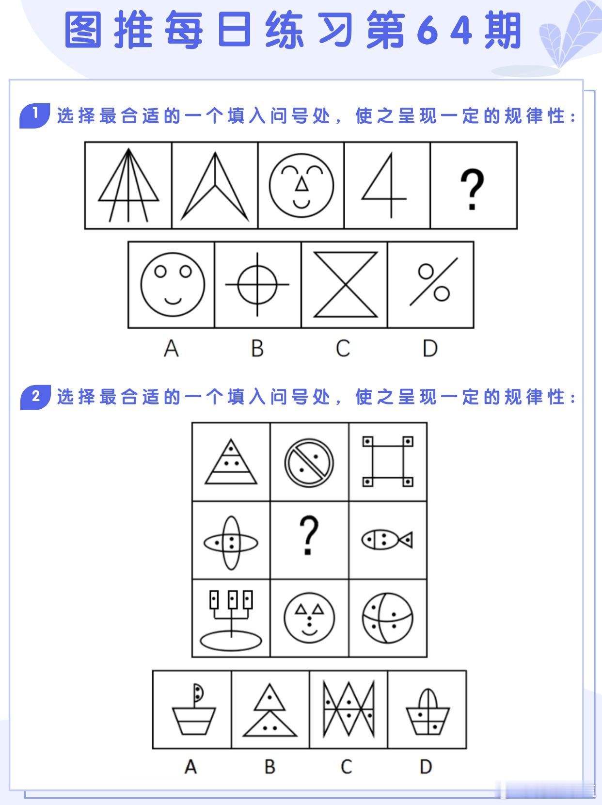 图推类比每日练习第64期图推难度：☆☆☆类比难度：☆☆☆决战公考省考事业单位 ​