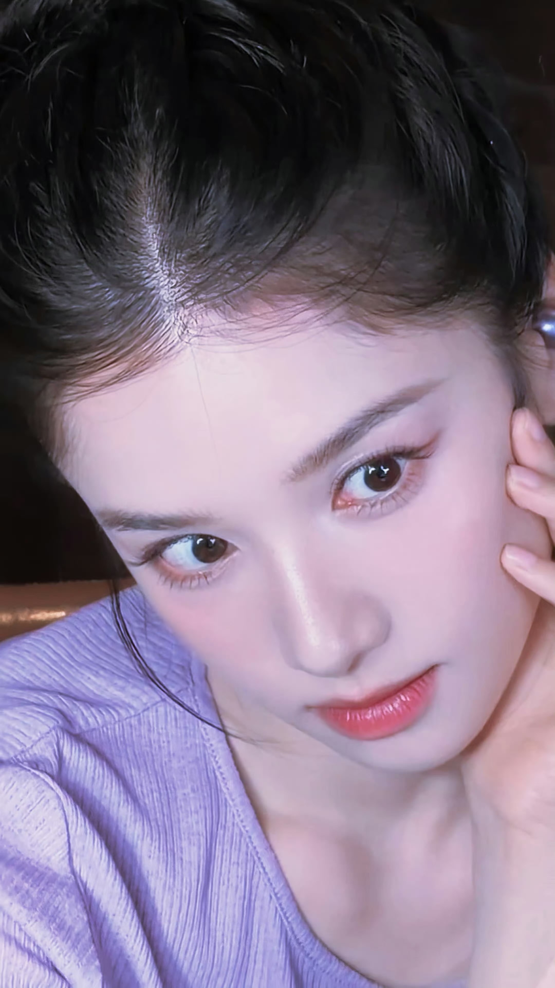 张婧仪好平整的一张脸 公主实在是太美丽了 好想拥有这样的面部平整度 ​​​