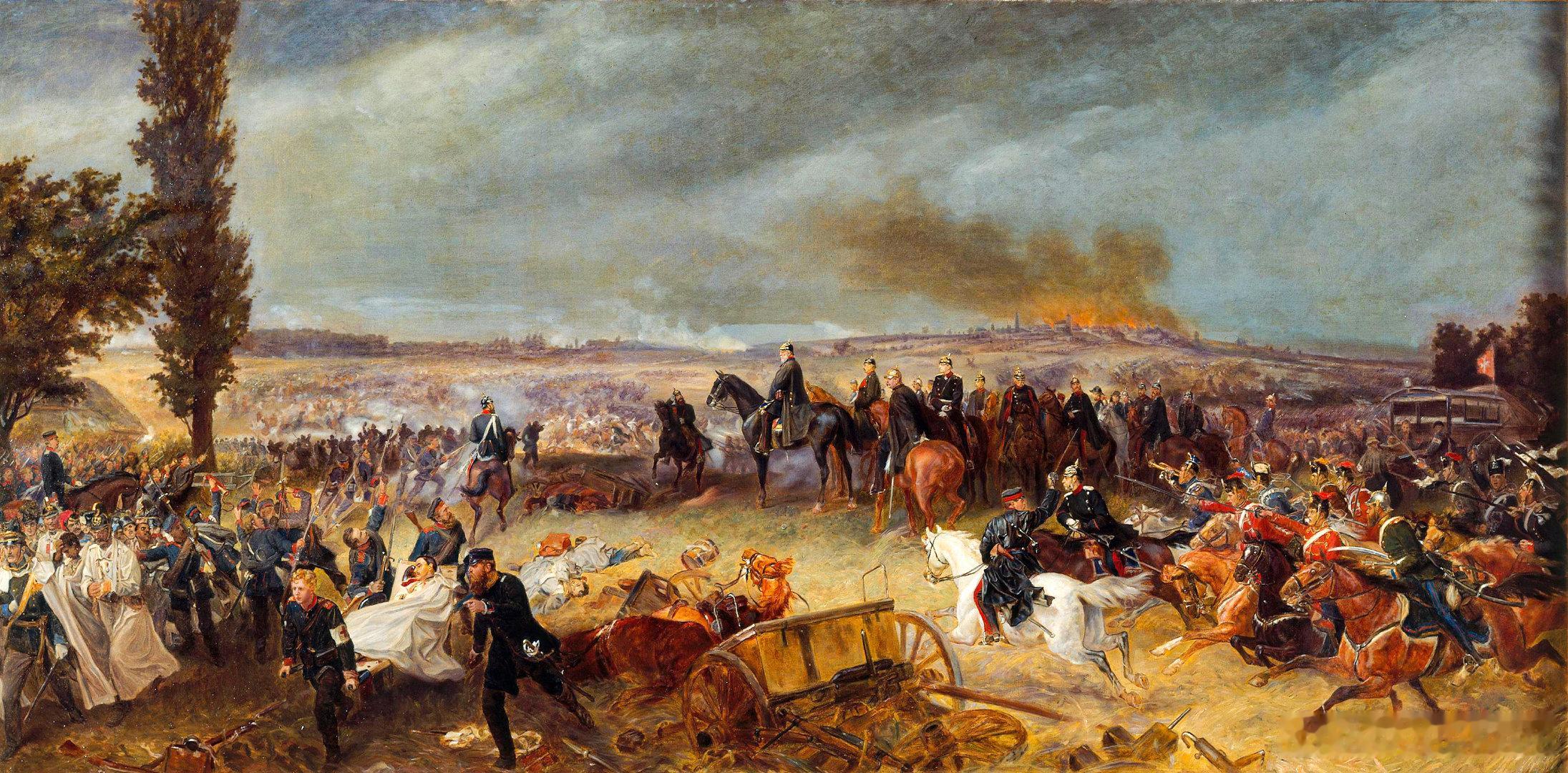 历史知识 德国画家Georg Bleibtreu（1828–1892）1869年