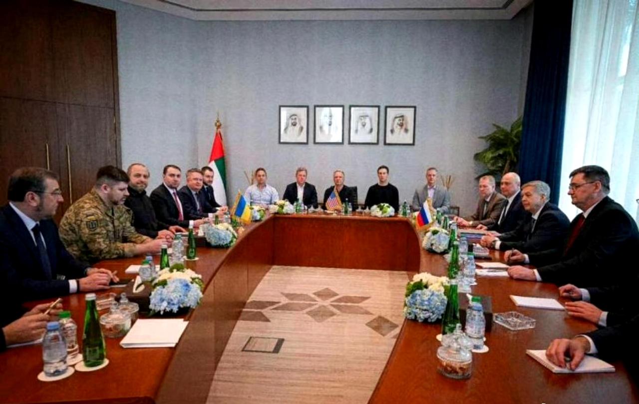 美俄乌三方会谈现场。 ​​​