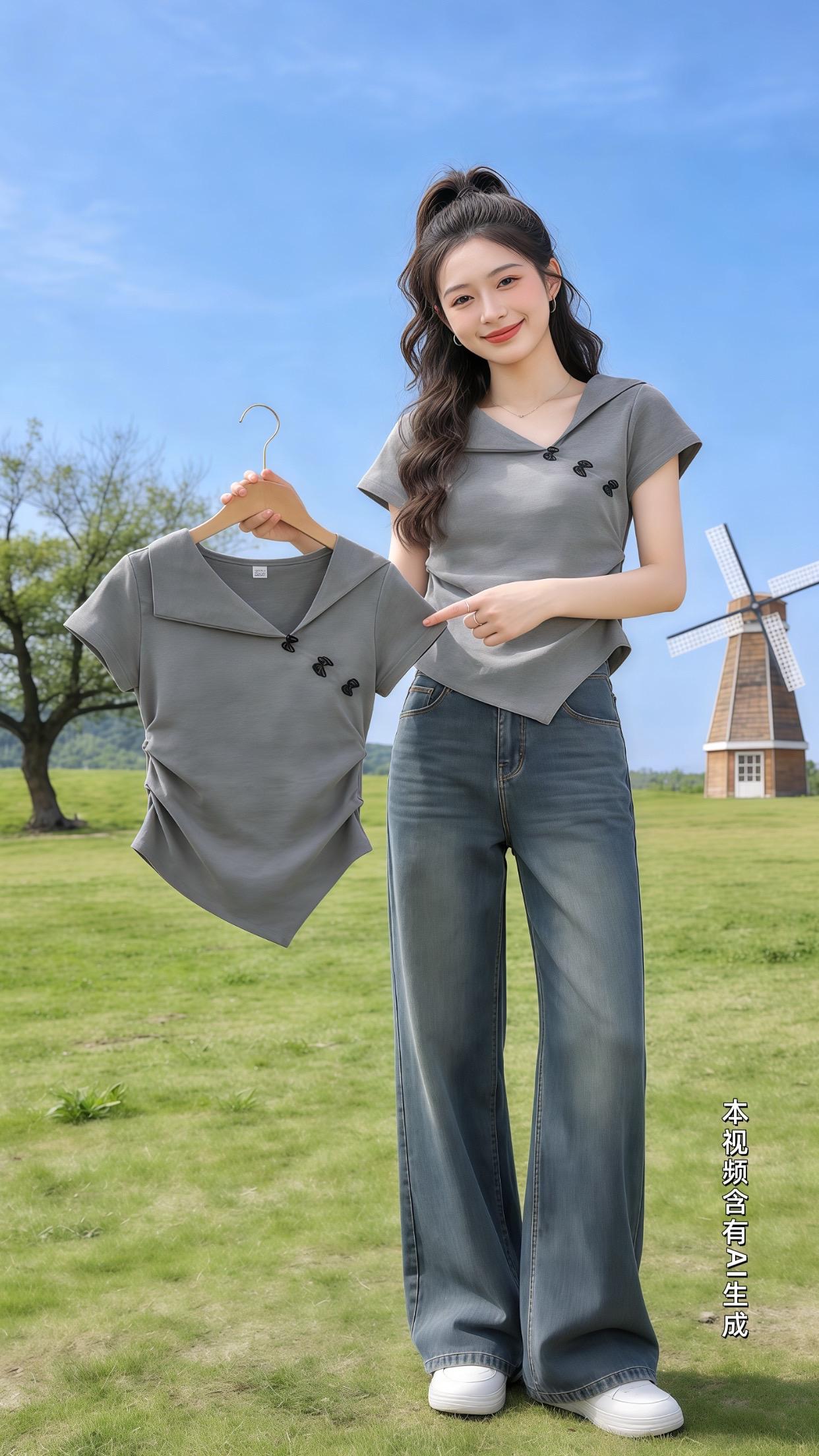 夏季短袖穿搭推荐 遮肉显瘦遮肉减龄 极简纯色上衣承包我的夏日衣橱 高级...