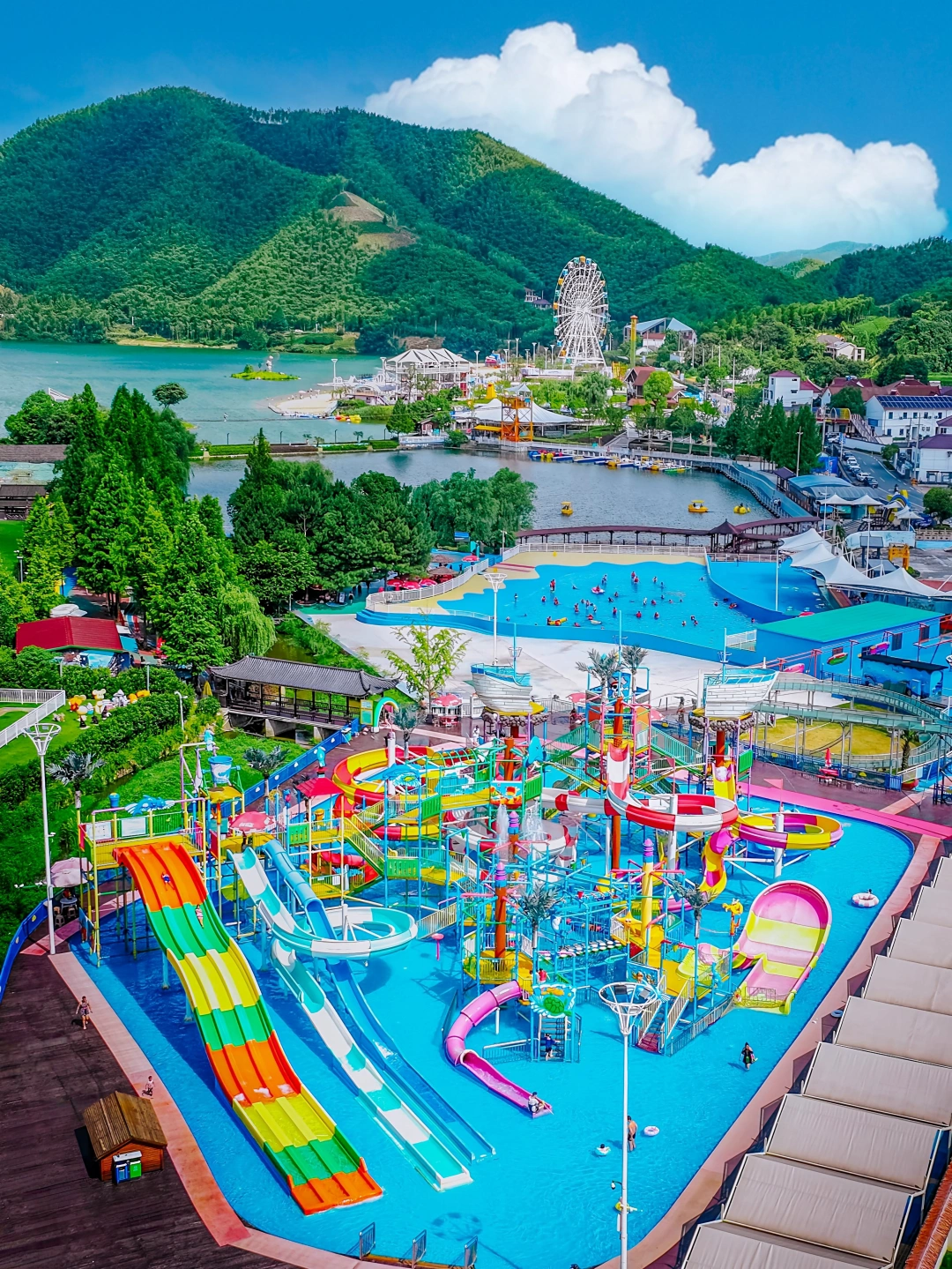 这个最野的夏天☀️在安吉一天玩遍三亚和瑞士