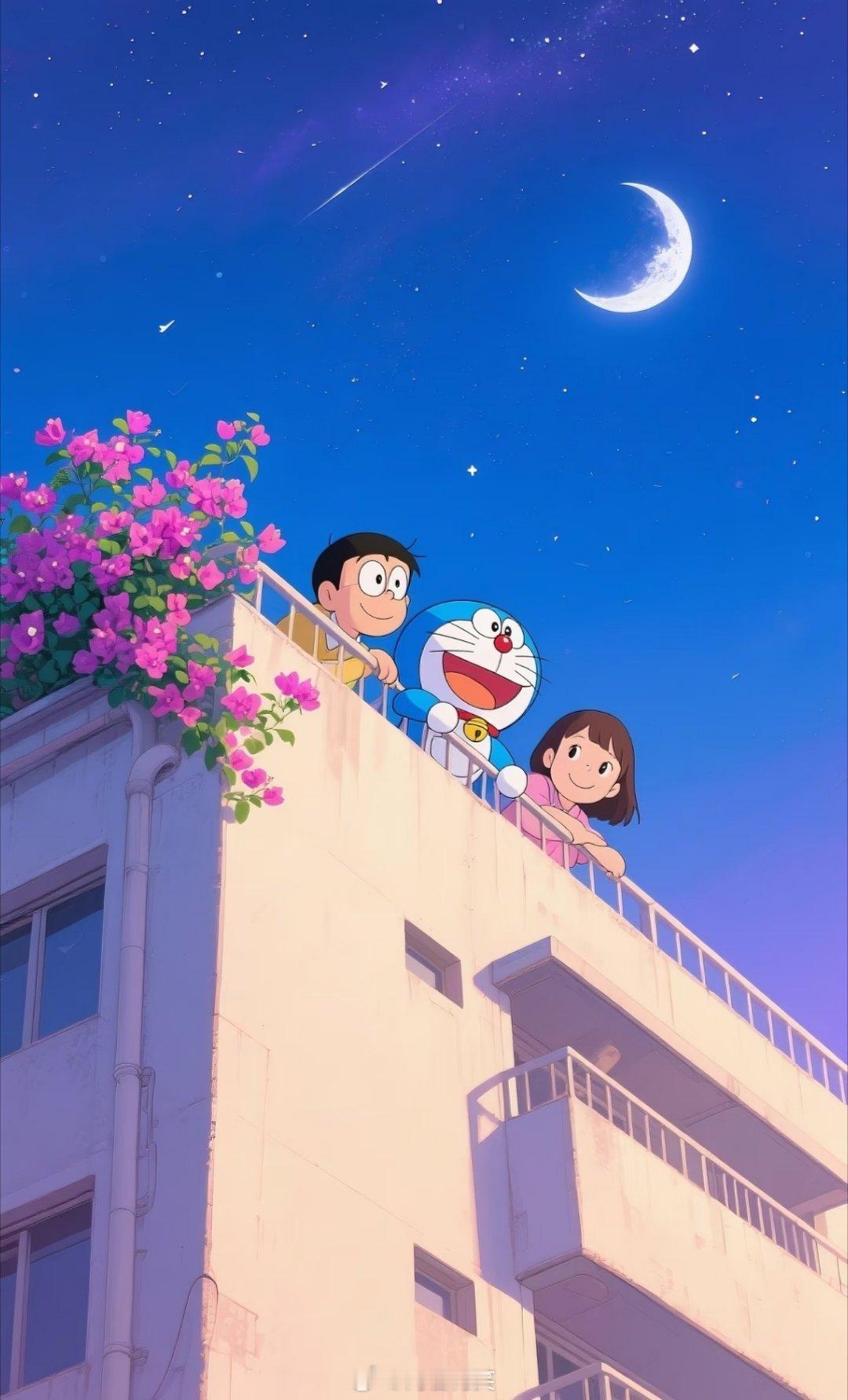 动漫仲夏狂欢季，盛夏壁纸大放送 谁能拒绝哆啦A梦的夏天！落日海边、楼顶晚霞、山间