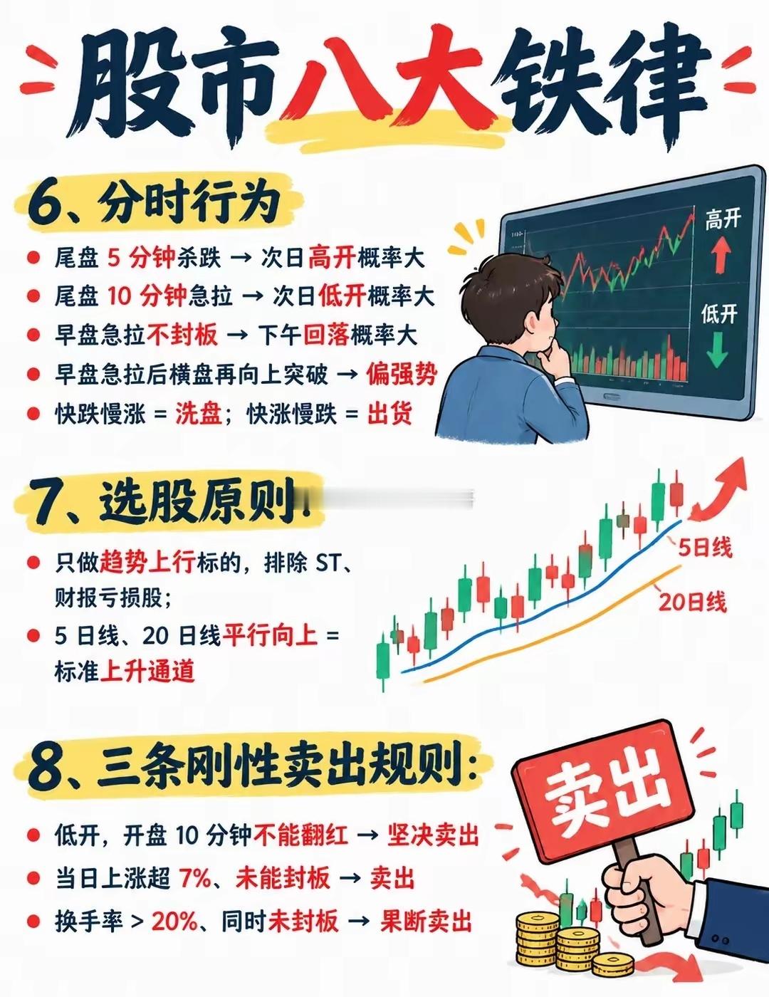 🔥股市八大铁律，你都知道吗？ ​​​