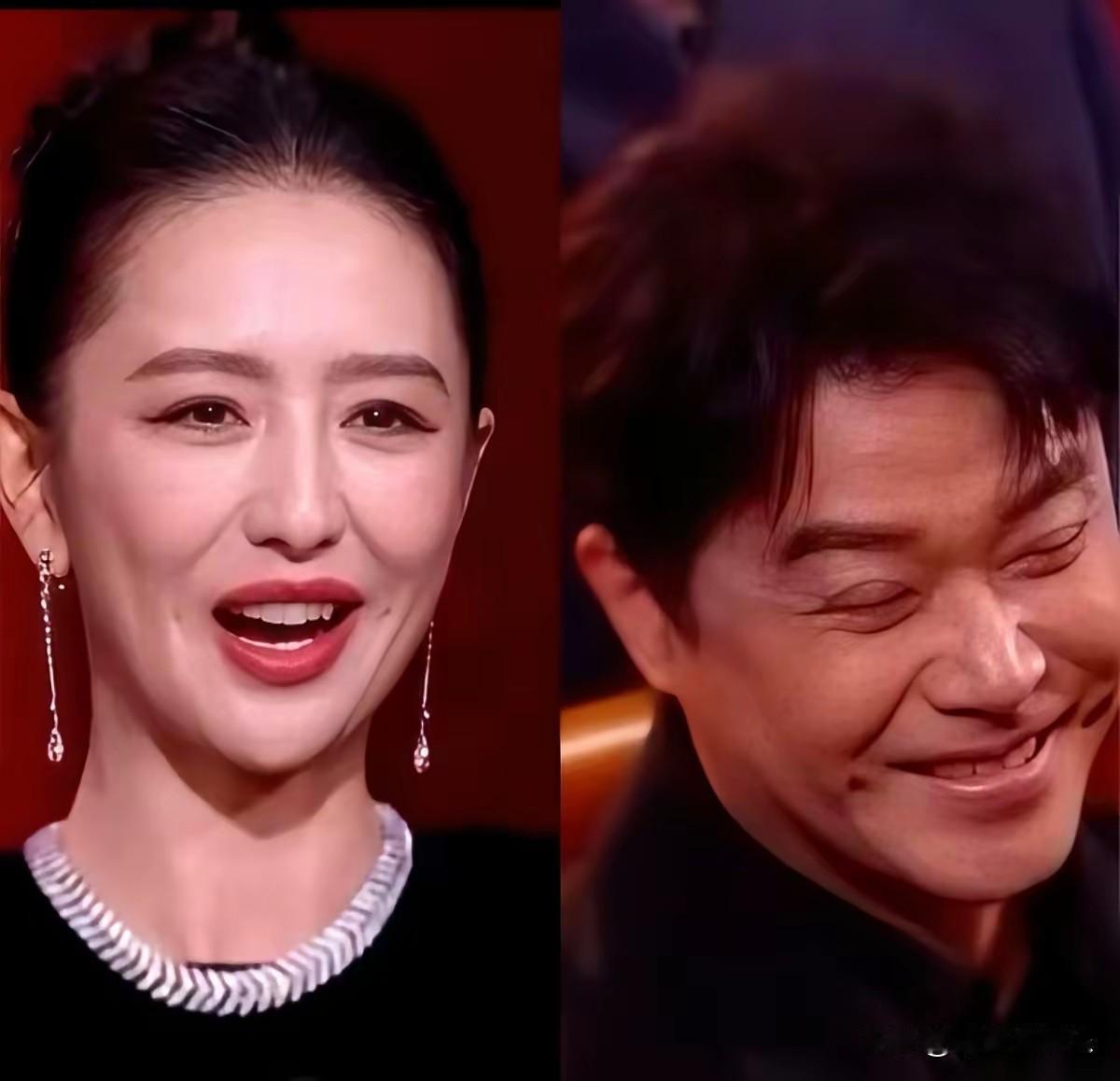 佟丽娅和陈思诚堪称内娱史上最体面的离婚夫妻吧？
佟丽娅在台上谈起儿子和孩子他爸，