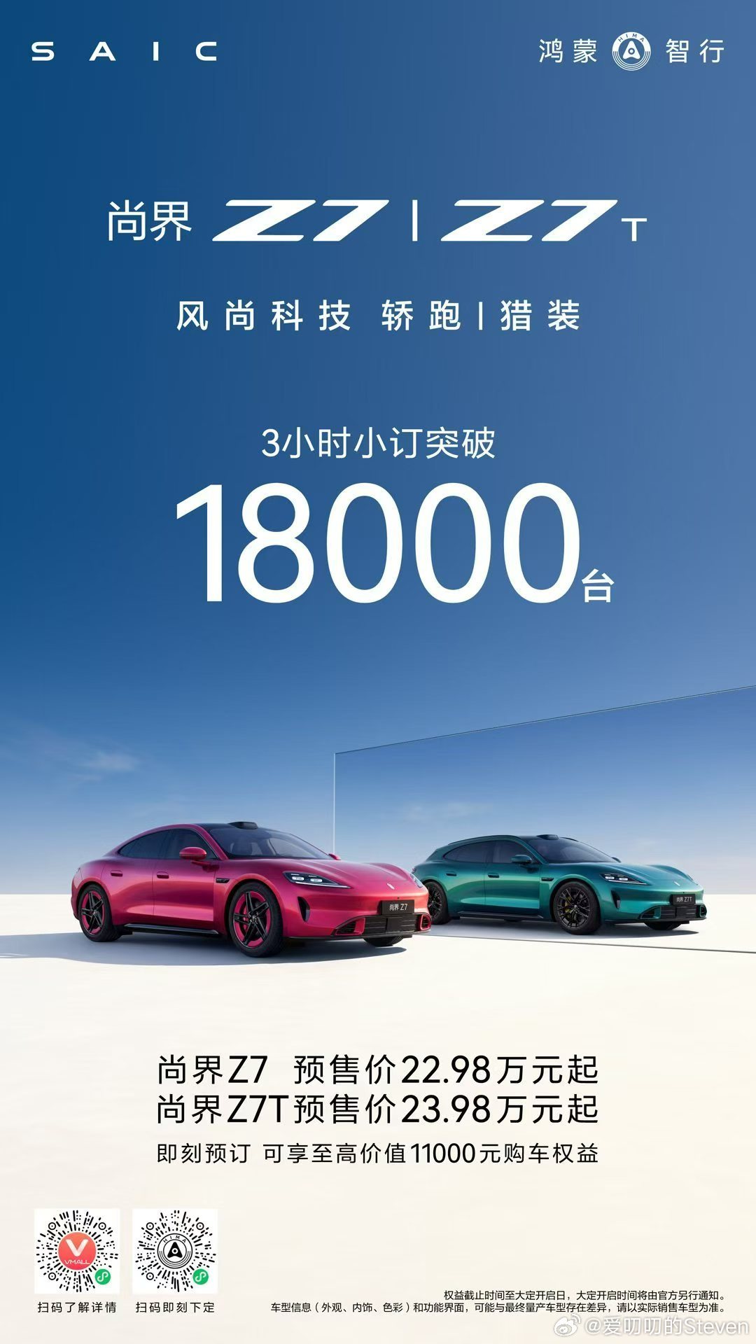 尚界z7 3小时18000，可以可以。 