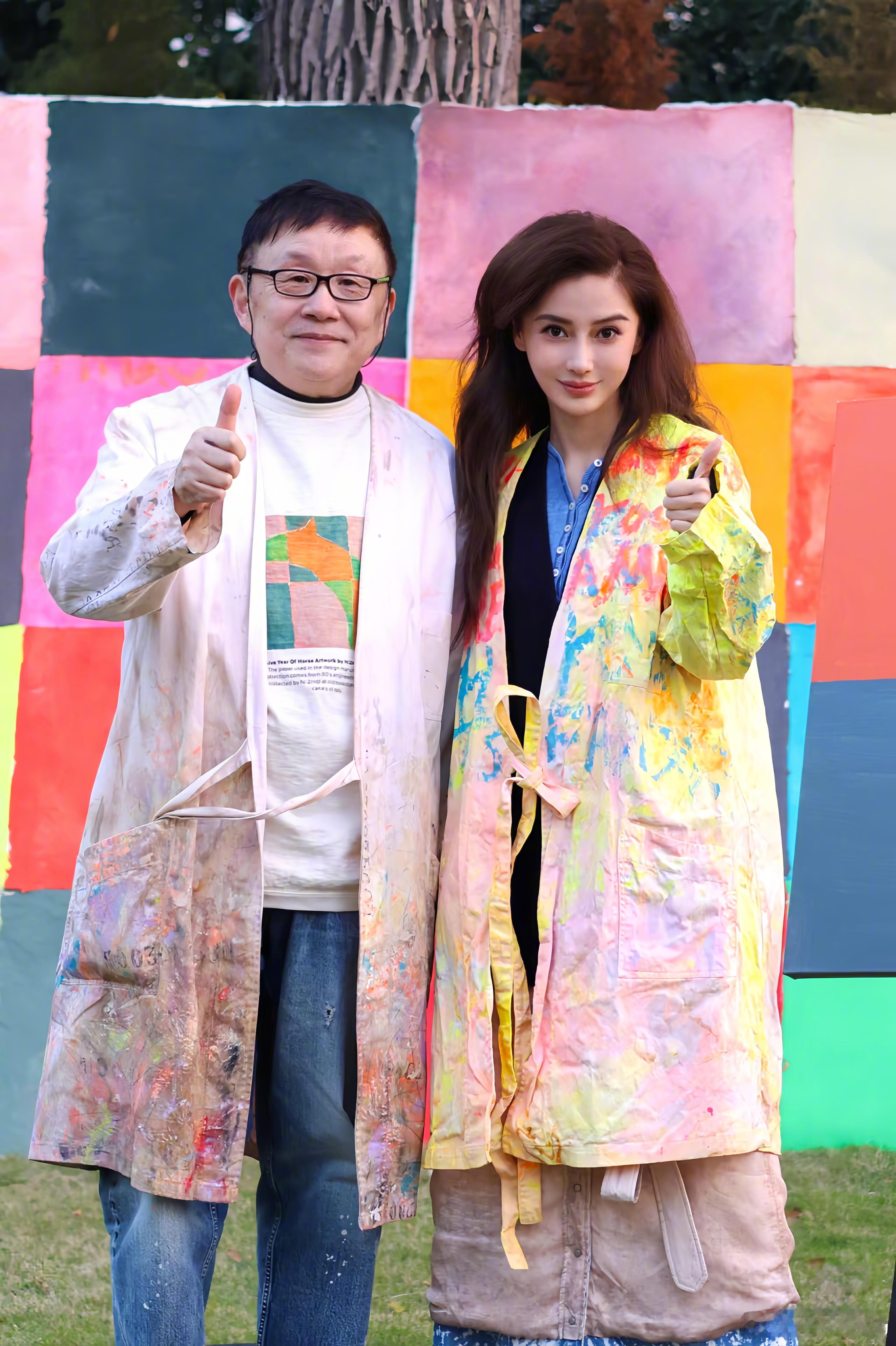 Angelababy芭莎艺术公益艺术大使，好美😍 