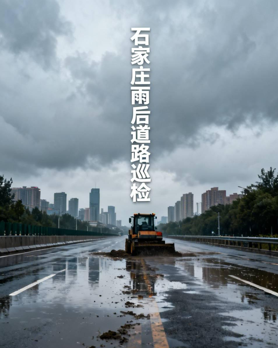 【石家庄雨后开展道路巡检，及时修补路面坑洼】
经历几轮降雨过后，石家庄道桥管护部